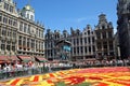 Flower carpet in Brussels Royalty Free Stock Photo