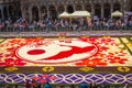 Flower Carpet in Brussels Royalty Free Stock Photo