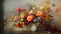 Flower Centerpiece In The Style Of Camille Vivier And Other Artists