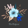 Flower clip art backgrounds t shirt print Royalty Free Stock Photo