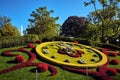 Flower clock in Geneva, Switzerland