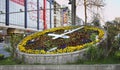 Flower clock on KÃÂ±zÃÂ±lay square in Ankara. Turkey