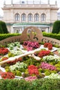 Flower clocks in Stadtpark (City Park) Vienna