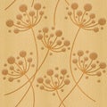 Flower Dandelions - Interior wallpaper - seamless background - w