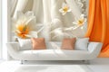 flower design indoors homedesign Royalty Free Stock Photo