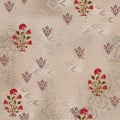 Flower digital print pattern background Royalty Free Stock Photo