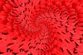 Flower fractal background