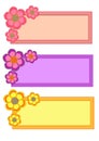 Flower Frame Collection Royalty Free Stock Photo