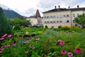 Flower garden in Bressanone Italy