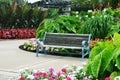 Flower Garden, Eichelman Park, Kenosha, Wisconsin Royalty Free Stock Photo