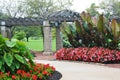 Flower Garden, Eichelman Park, Kenosha, Wisconsin Royalty Free Stock Photo