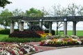 Flower Garden, Eichelman Park, Kenosha, Wisconsin Royalty Free Stock Photo