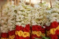 Flower garland in Little India , Singapore Royalty Free Stock Photo