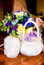 Flower girl bags with petals in for a wedding UK