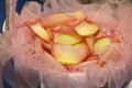 Flower girl basket Royalty Free Stock Photo