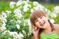 Flower Girl smiling Royalty Free Stock Photo