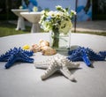 Flower High foot table sunshine outdoor decoration set