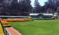 Flower house in garden