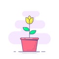 Flower icon design