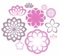 Flower. Icon Set