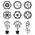 Flower icons