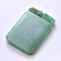 Flower Jade sculpture gemstone pendant