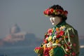 Flower lady on the lagoon