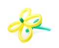 Flower made of balloon isolated Royalty Free Stock Photo