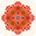 Flower Mandala. Abstract element for design Royalty Free Stock Photo