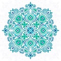 Flower Mandala. Abstract element for design Royalty Free Stock Photo