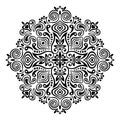 Flower Mandala. Abstract element for design Royalty Free Stock Photo