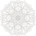 Flower Mandala for funny kids Royalty Free Stock Photo