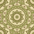 Flower Mandala seamless pattern.