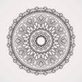 Flower mandalas with beautiful star shapes Royalty Free Stock Photo