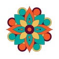 Flower Mandalas vintage decorative elements