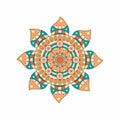 Flower Mandalas Vintage decorative elements Oriental pattern