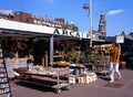 Flower market, Amsterdam. Royalty Free Stock Photo