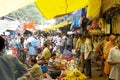 Flower market, Kolkata, India Royalty Free Stock Photo