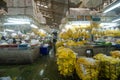 Flower market in Thailand