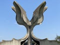 The Flower Memorial in Jasenovac or monument Stone Flower monument in the concentration camp memorials - Croatia