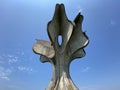 The Flower Memorial in Jasenovac or monument Stone Flower monument in the concentration camp memorials - Croatia
