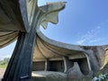 The Flower Memorial in Jasenovac or monument Stone Flower monument in the concentration camp memorials - Croatia