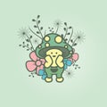 Flower Mushroom character