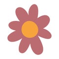 Flower nature bloom decoration cartoon isolated icon design