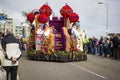 The Flower Parade in the Netherlands at springtime.