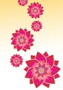 Flower pattern background