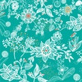 Flower pattern with complex detailed colors.