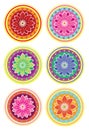 Flower pattern set