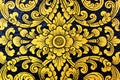 Flower pattern in traditional Thai style Royalty Free Stock Photo