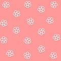 Flower Pink Background icon great for any use. Vector EPS10.